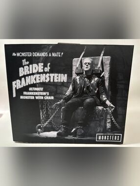 NECA Universal Monsters The Bride Of Frankenstein Monster w/Chair NEW UNOPENED